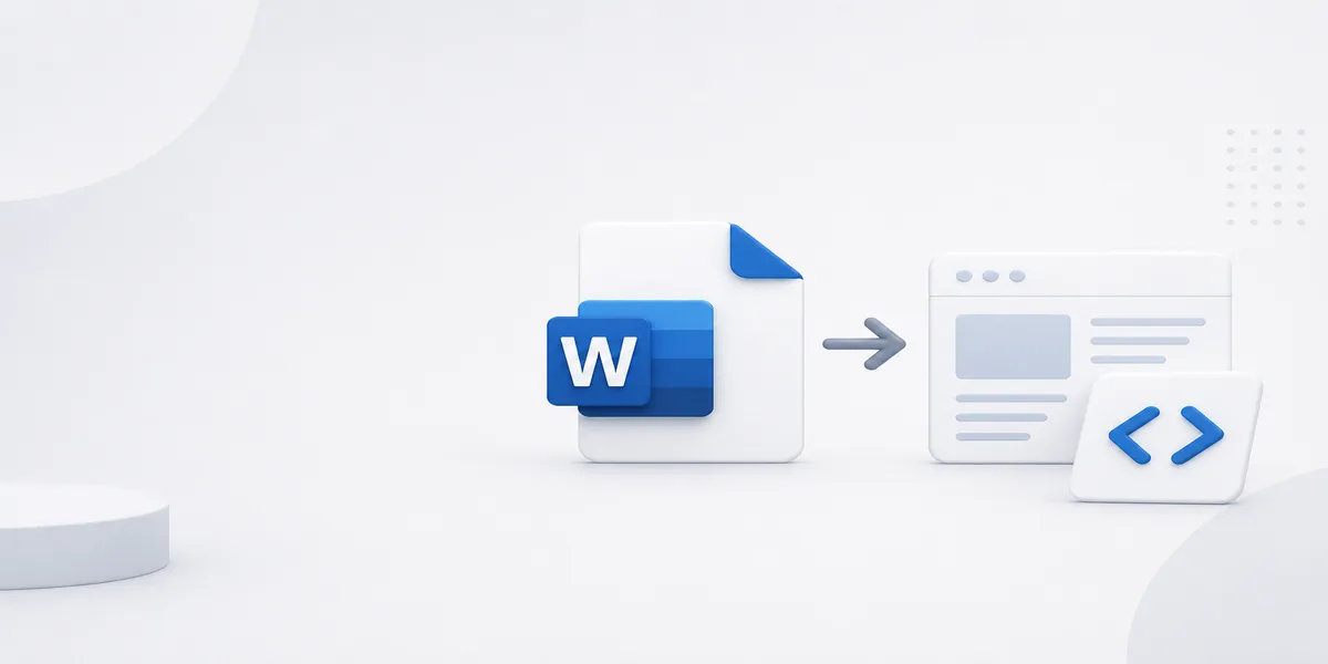 Banish Inline Styles: Converting DOCX to Clean Web HTML