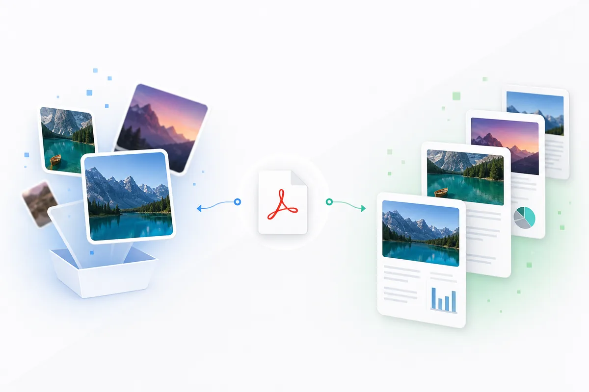 Asset Extraction: Extracting Images vs. Converting PDF to JPG